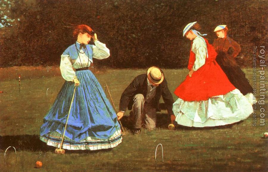 Winslow Homer : The Croquet Game